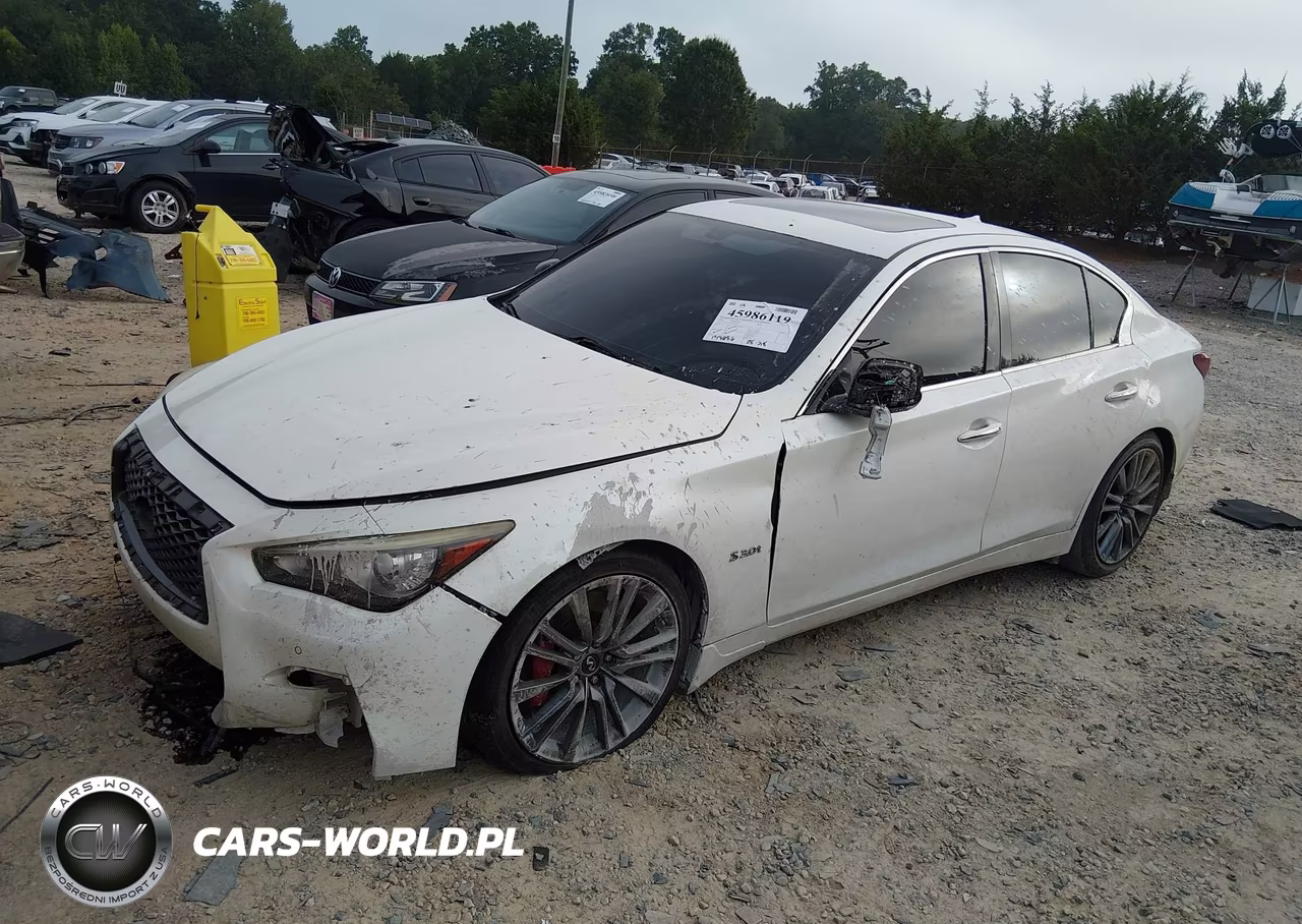 2018 Infiniti Q50 3.0T Red Sport 400 VIN:JN1FV7AP2JM460256 - 2