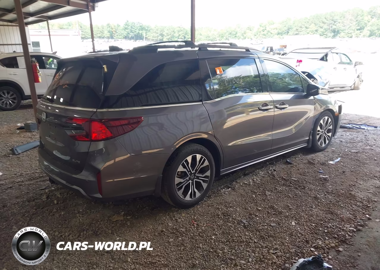 2025 Honda Odyssey Elite VIN:5FNRL6H90SB047179 - 4