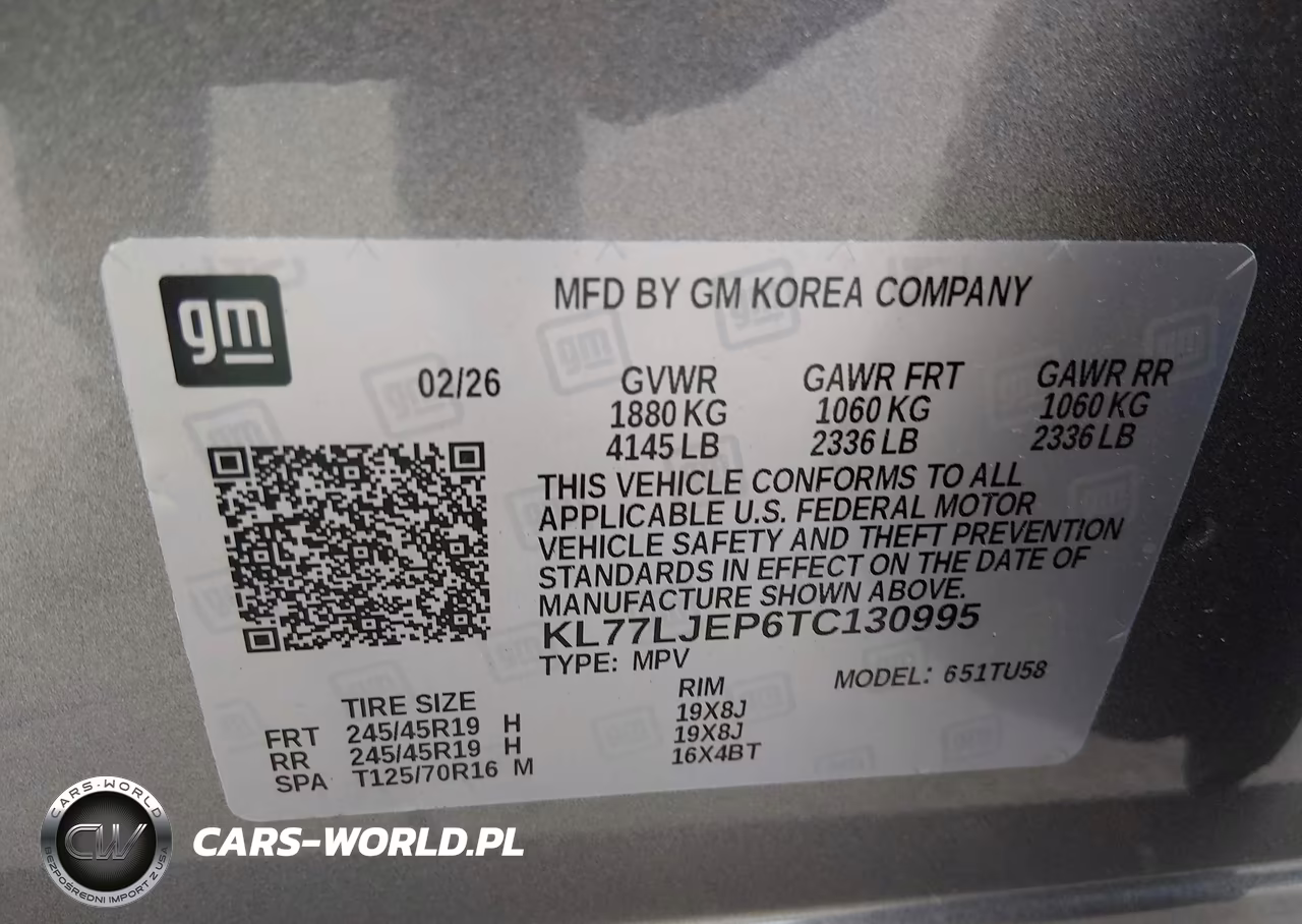 2026 Chevrolet Trax Fwd 2Rs VIN:KL77LJEP6TC130995 - 9