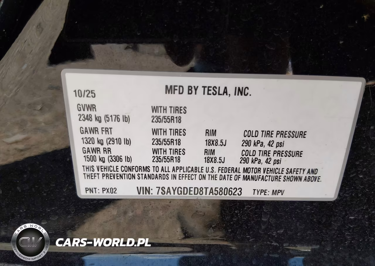 2026 Tesla Model Y Premium-Rear-Wheel Drive VIN:7SAYGDED8TA580623 - 9