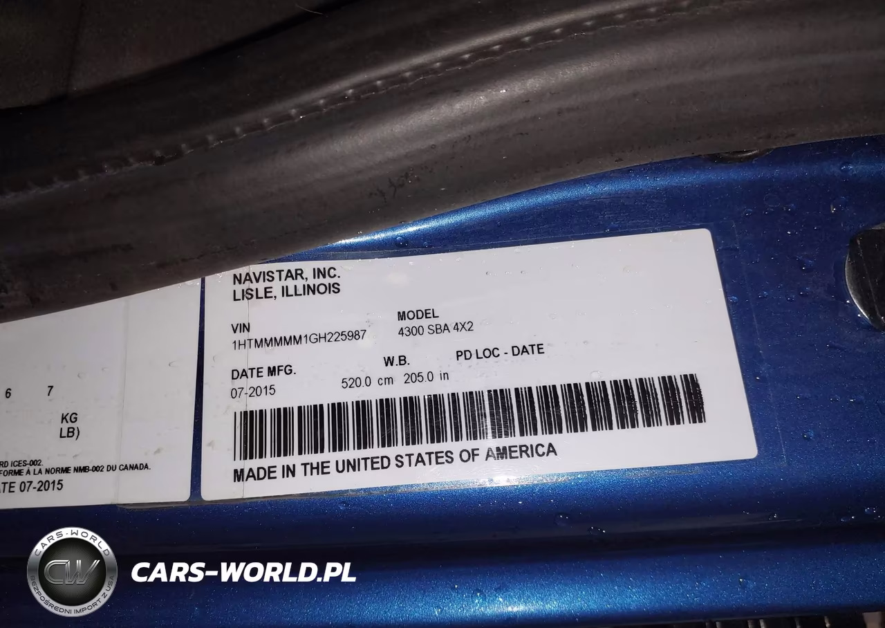 2016 International 4000 4300 VIN:1HTMMMMM1GH225987 - 9