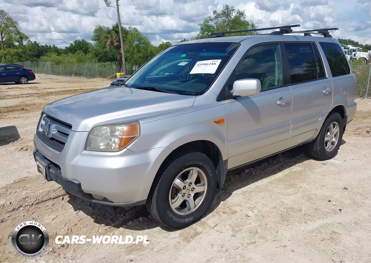 2007 Honda Pilot Ex-L VIN:5FNYF18707B011424 - 2