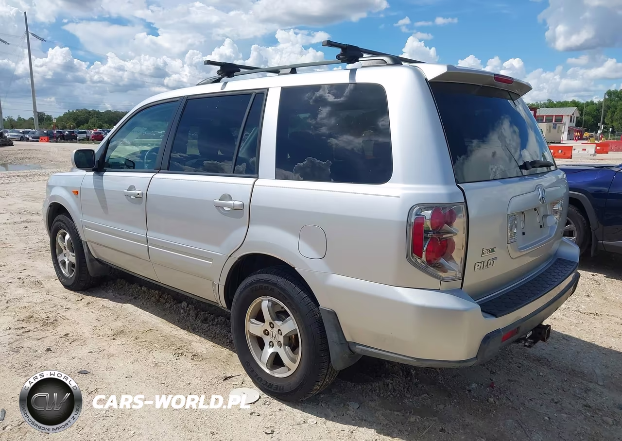 2007 Honda Pilot Ex-L VIN:5FNYF18707B011424 - 3