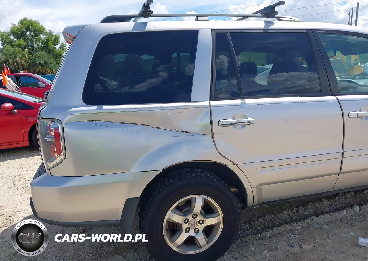 2007 Honda Pilot Ex-L VIN:5FNYF18707B011424 - 6