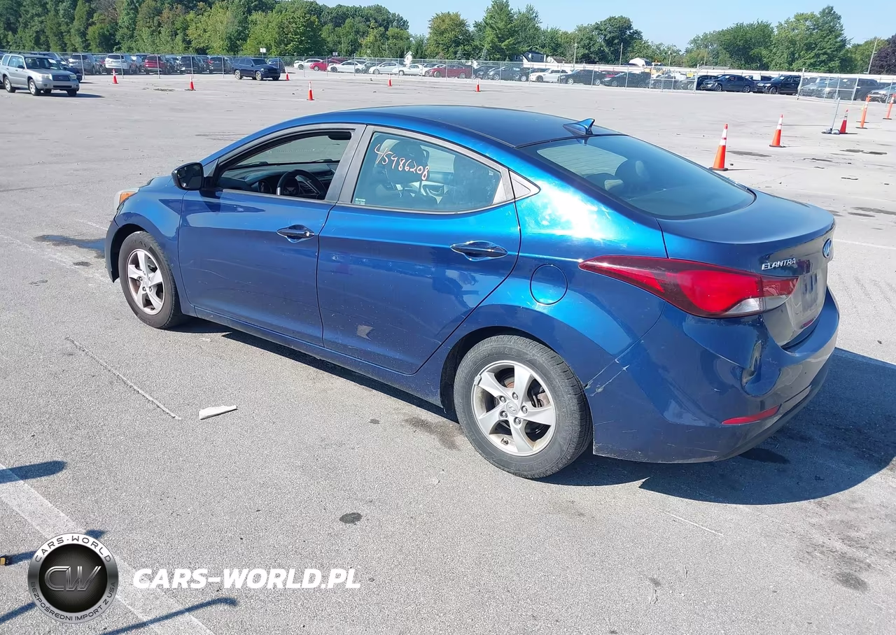 2015 Hyundai Elantra Se VIN:5NPDH4AEXFH594068 - 3