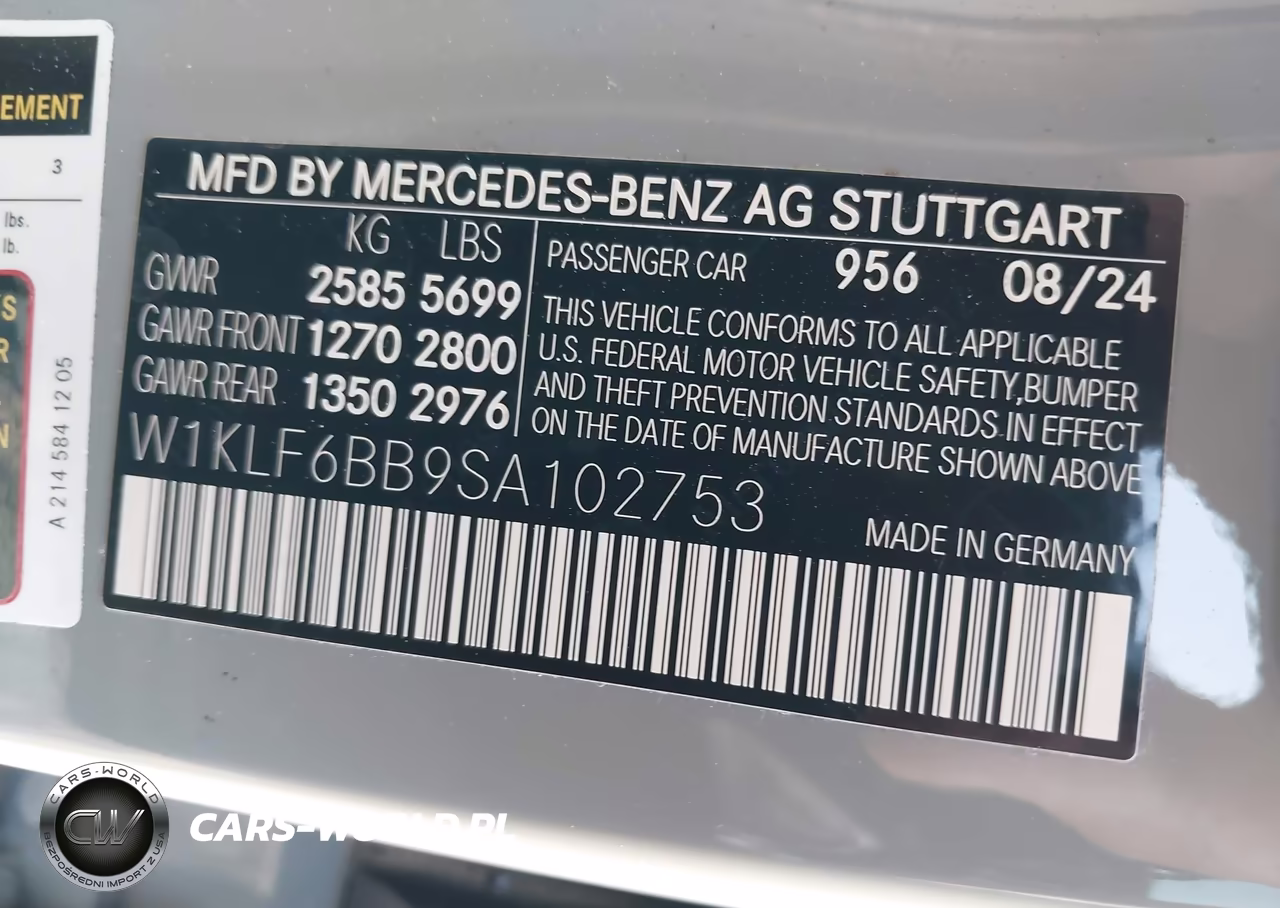 2025 Mercedes-Benz E 450 4Matic VIN:W1KLF6BB9SA102753 - 9