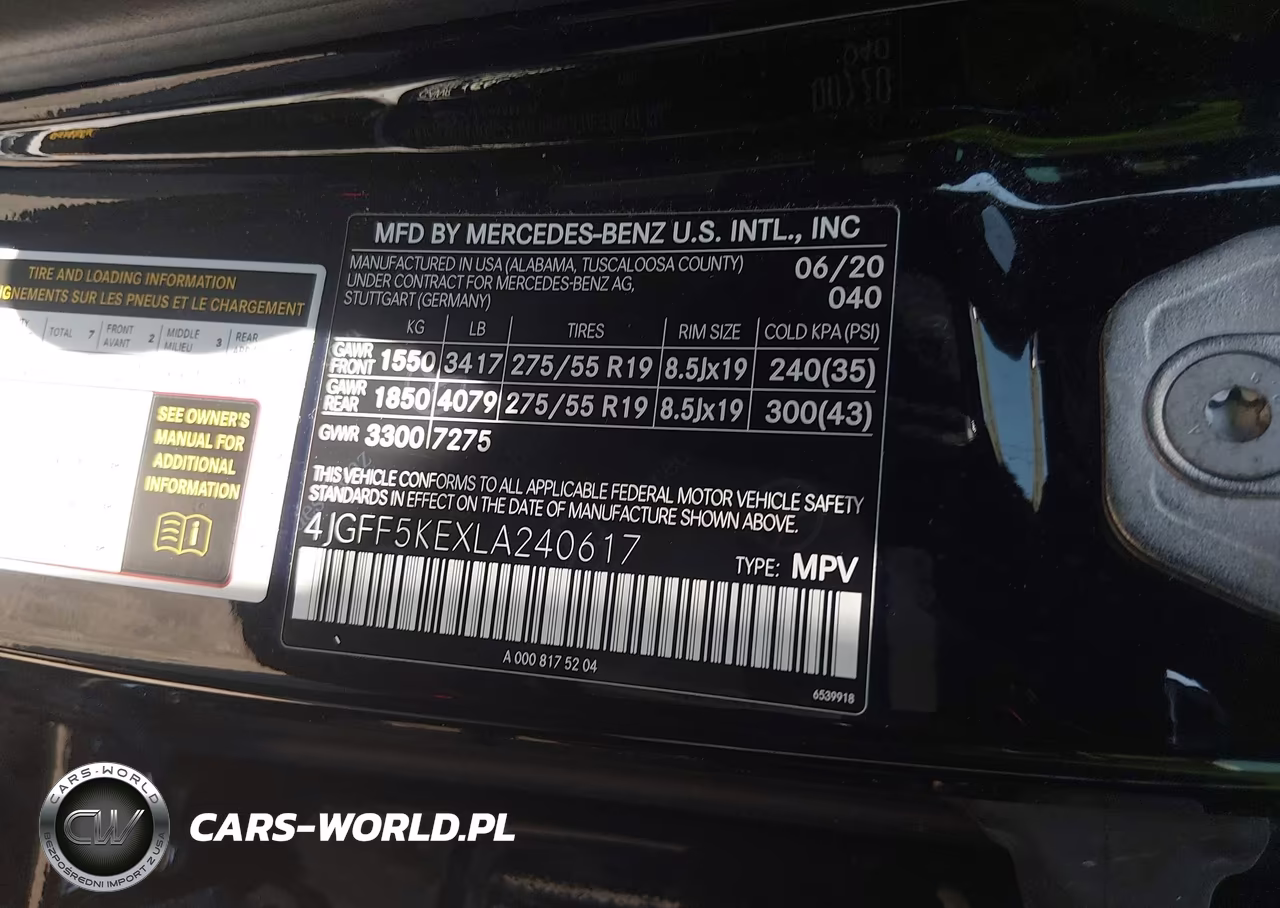 2020 Mercedes-Benz Gls 450 4Matic VIN:4JGFF5KEXLA240617 - 9