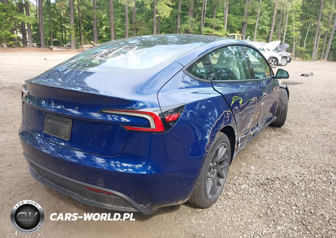 2025 Tesla Model 3 Long Range Rear-Wheel Drive-Standard Rear-Wheel Drive VIN:5YJ3E1EA8SF924308 - 4