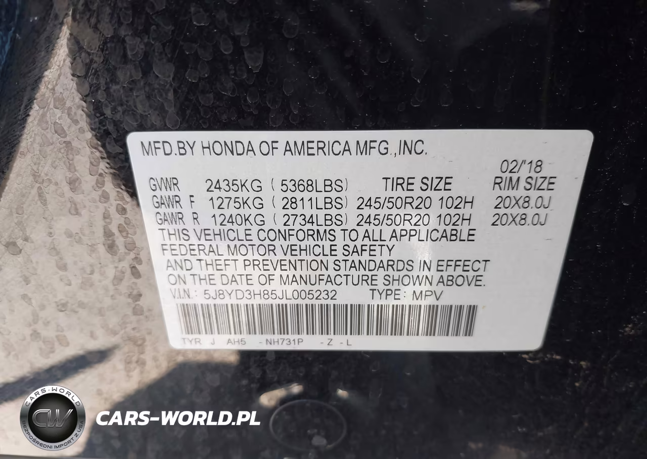 2018 Acura Mdx Advance Package VIN:5J8YD3H85JL005232 - 9