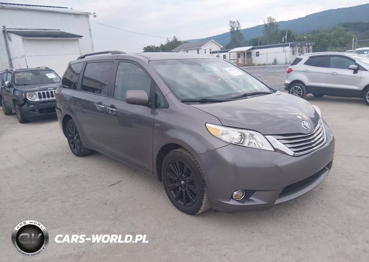 2017 Toyota Sienna Xle 7 Passenger