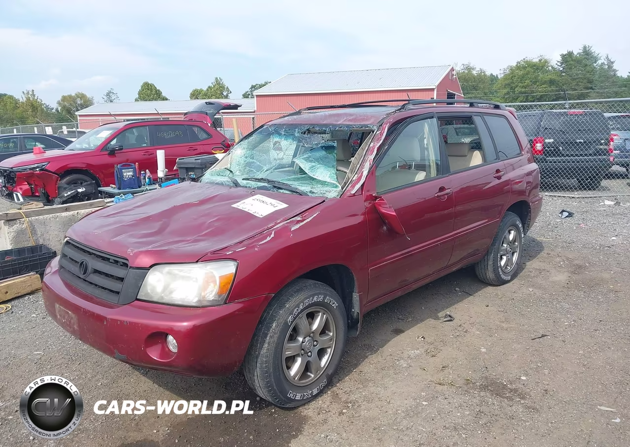 2007 Toyota Highlander 3Rd Row VIN:JTEDP21A470142163 - 2