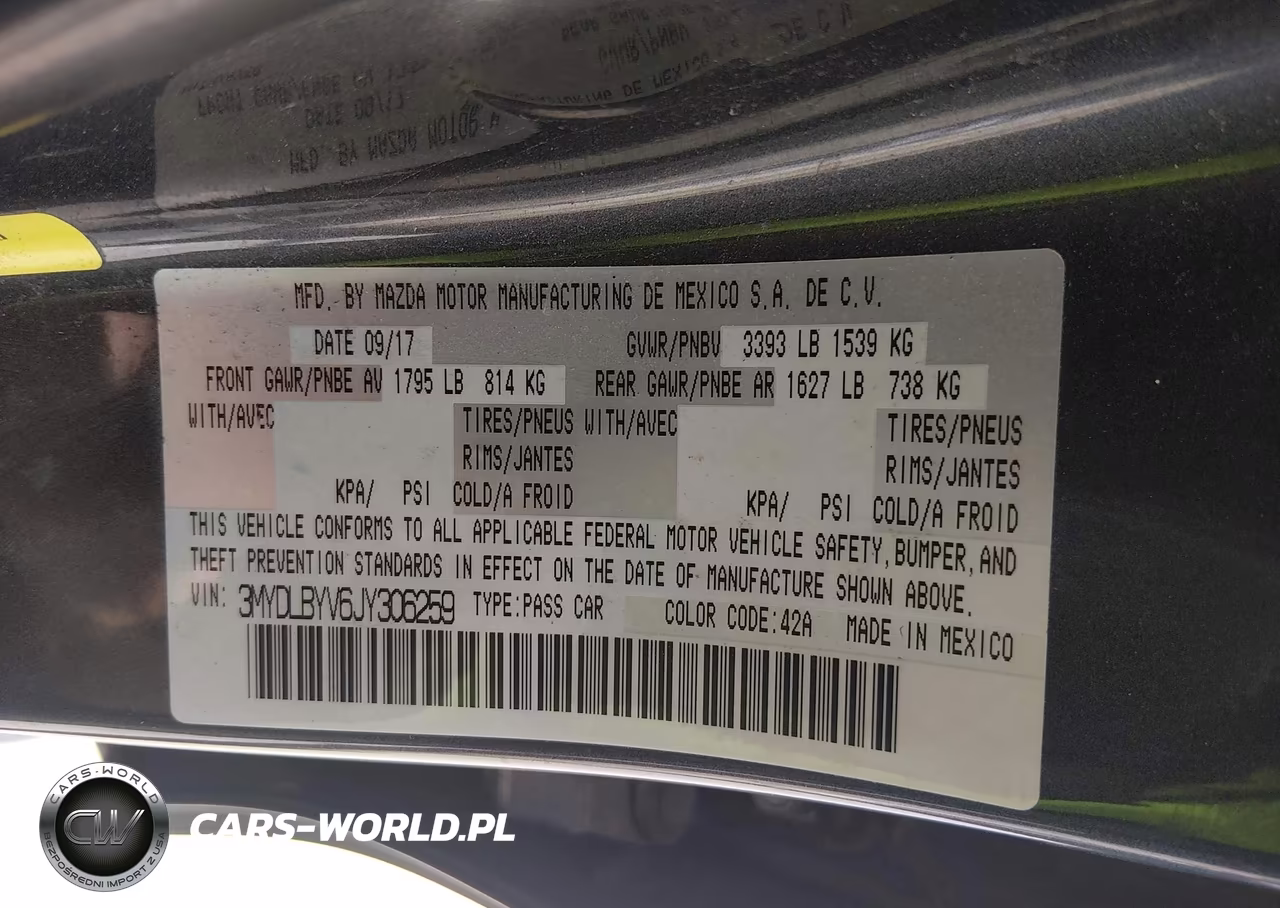 2018 Toyota Yaris Ia VIN:3MYDLBYV6JY306259 - 9