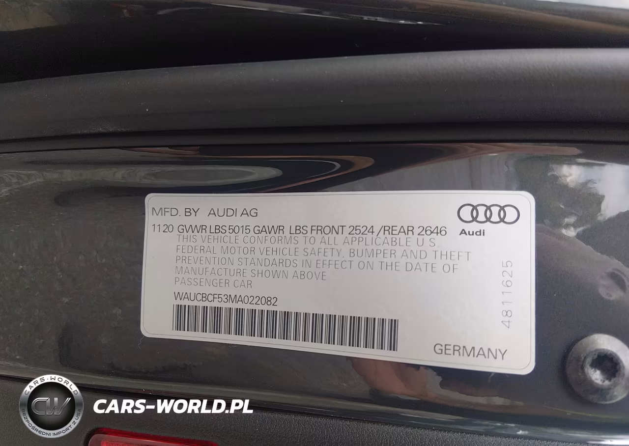 2021 Audi A5 Sportback Premium Plus 40 Tfsi Quattro S Tronic VIN:WAUCBCF53MA022082 - 9