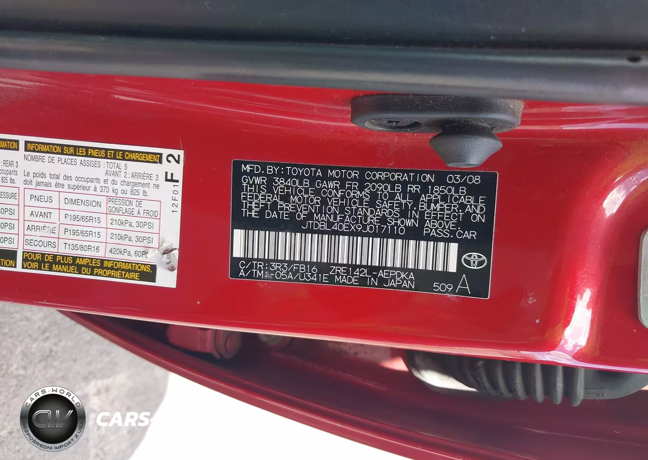 2009 Toyota Corolla Le VIN:JTDBL40EX9J017110 - 9