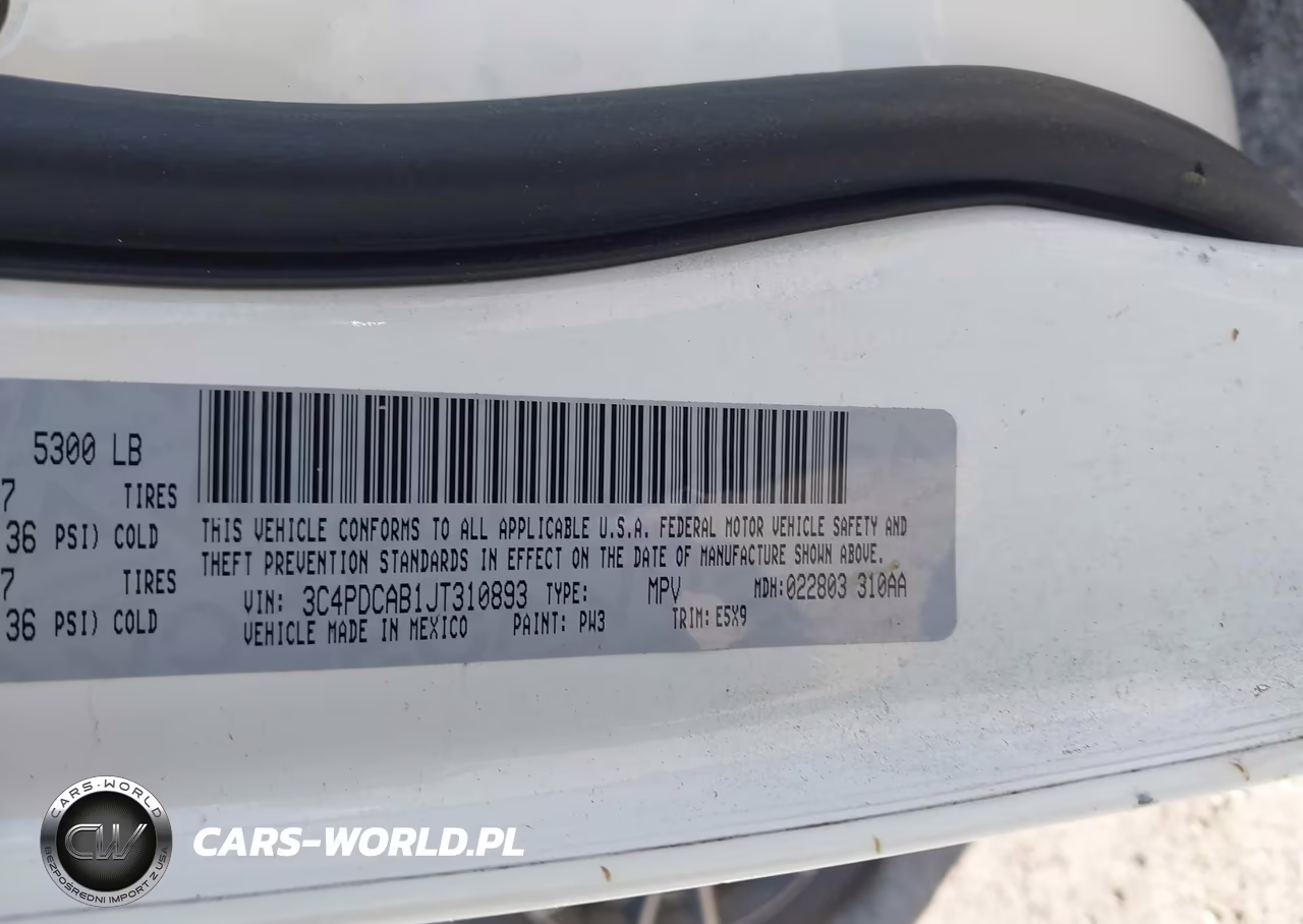 2018 Dodge Journey Se VIN:3C4PDCAB1JT310893 - 9