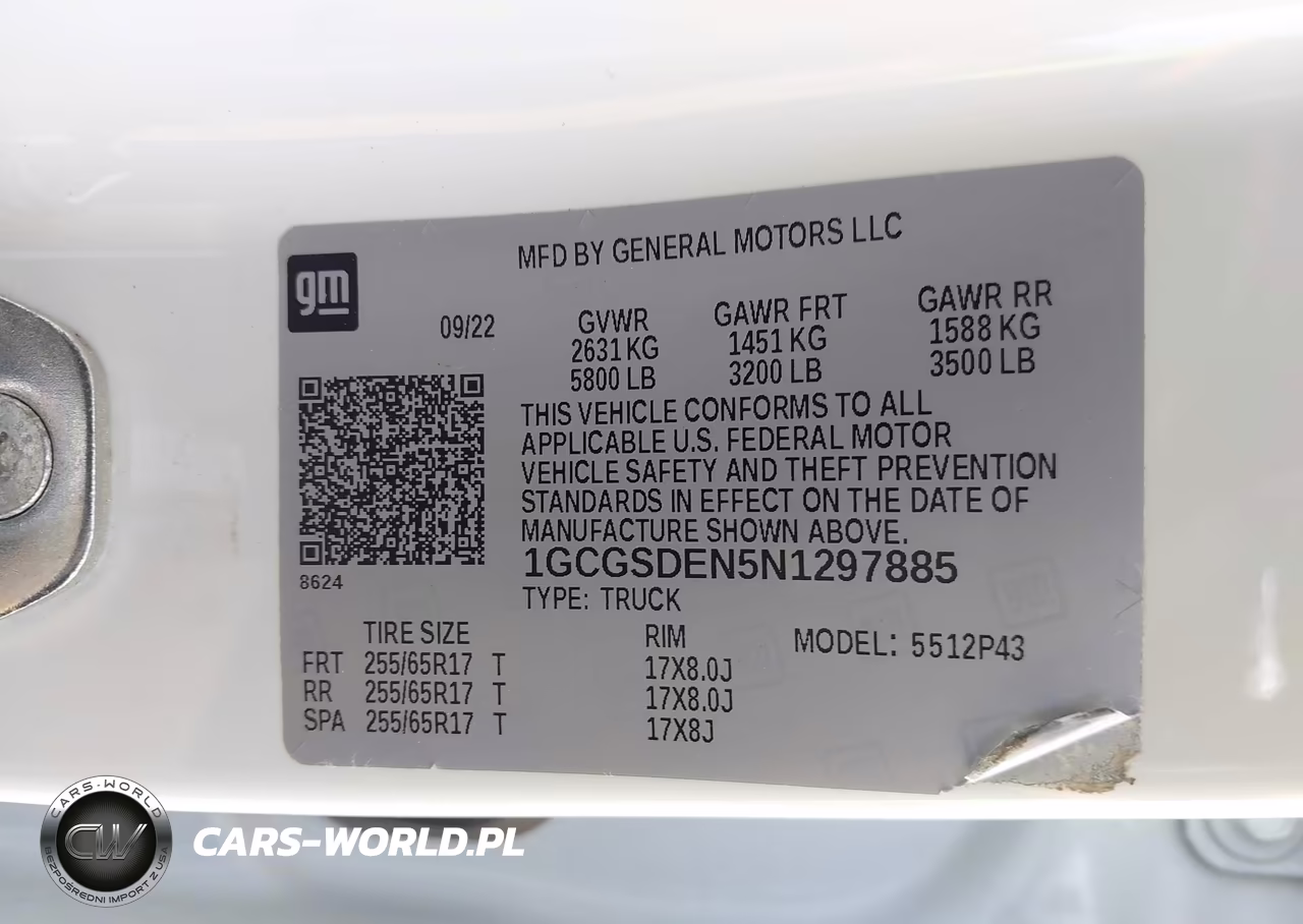2022 Chevrolet Colorado 2Wd Short Box Z71 VIN:1GCGSDEN5N1297885 - 9