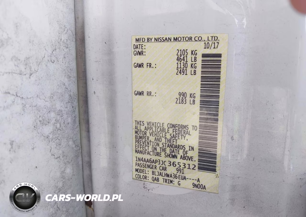 2018 Nissan Maxima 3.5 Platinum VIN:1N4AA6AP3JC365312 - 9