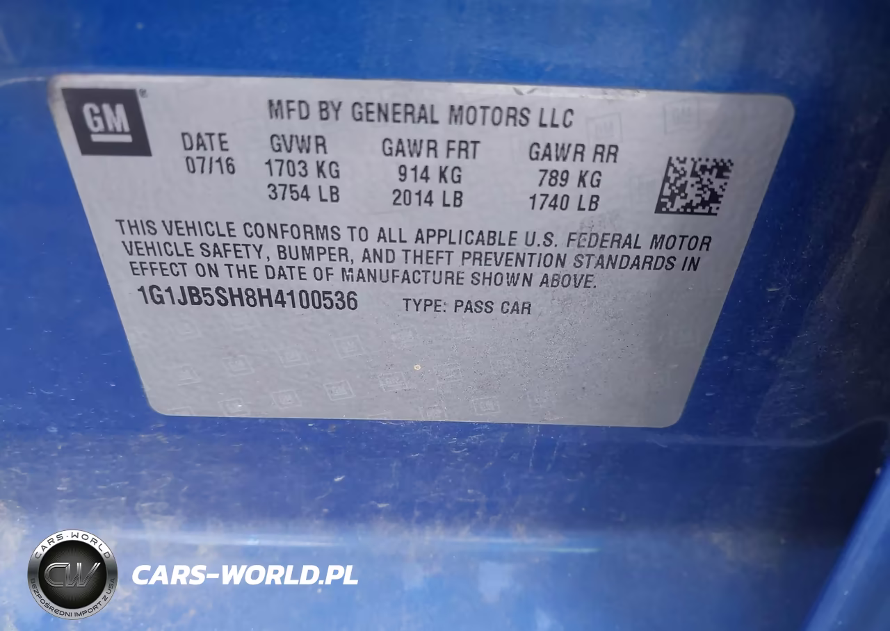 2017 Chevrolet Sonic Ls Auto VIN:1G1JB5SH8H4100536 - 9