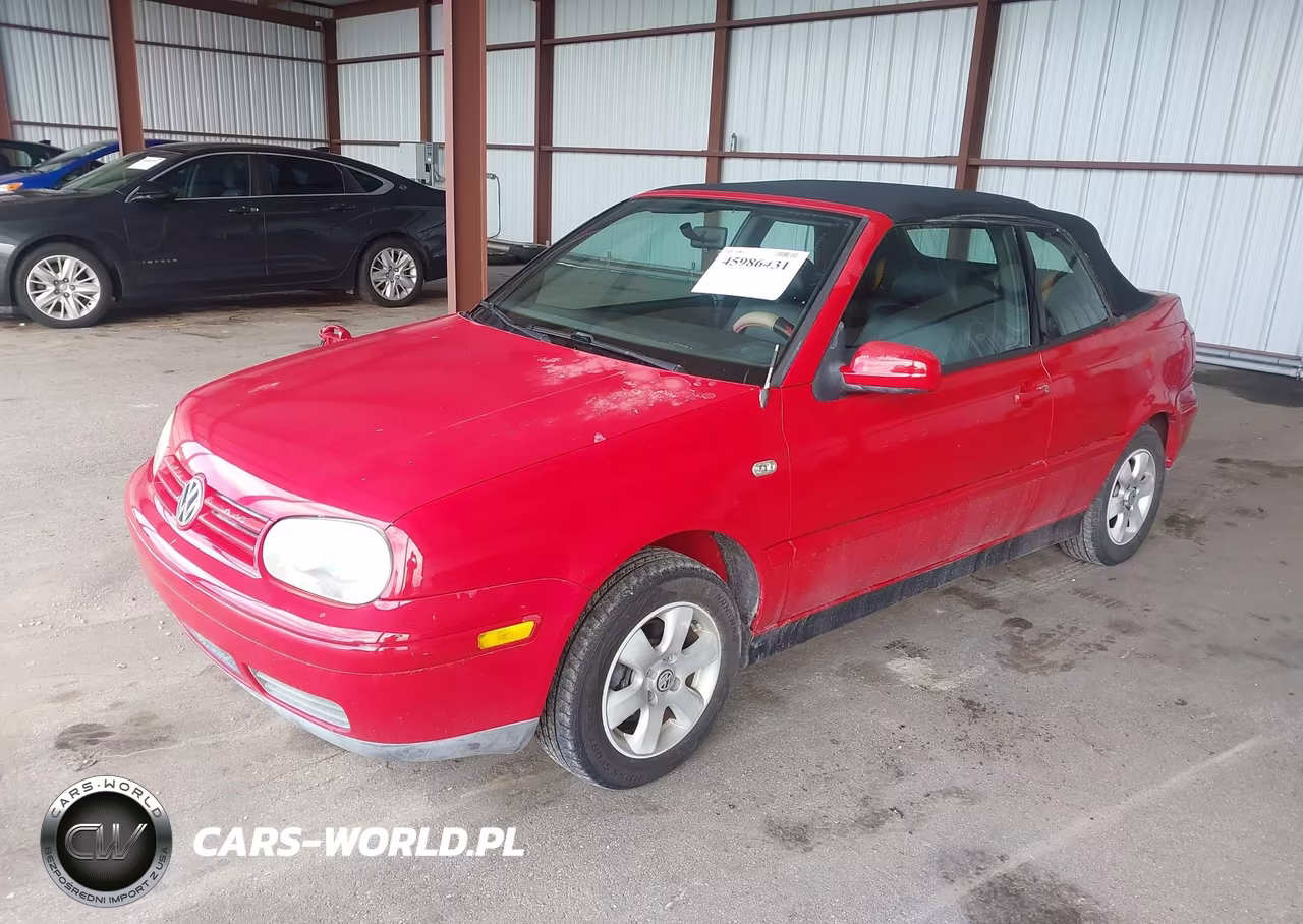 2002 Volkswagen Cabrio Glx VIN:3VWDC21V02M807596 - 2