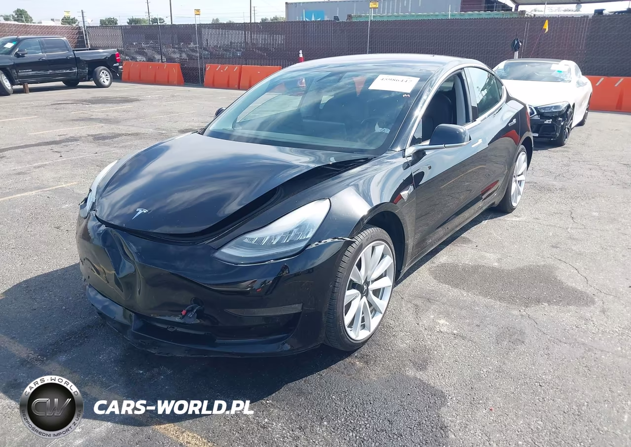 2018 Tesla Model 3 Long Range-Mid Range VIN:5YJ3E1EA9JF154487 - 2