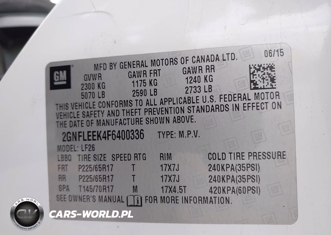 2015 Chevrolet Equinox Ls VIN:2GNFLEEK4F6400336 - 9