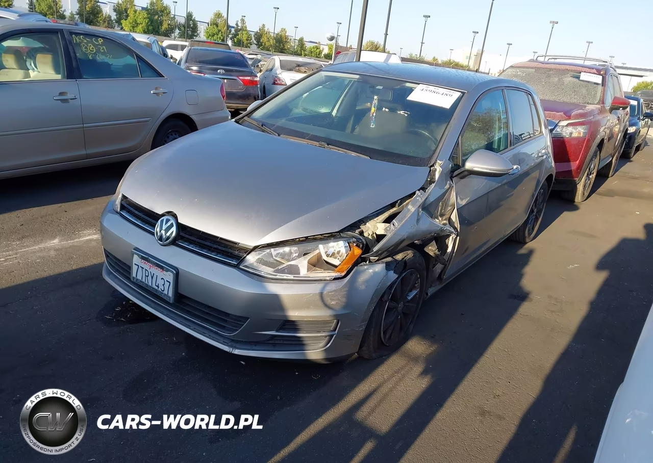 2016 Volkswagen Golf Tsi S 4-Door VIN:3VW217AUXGM056984 - 2