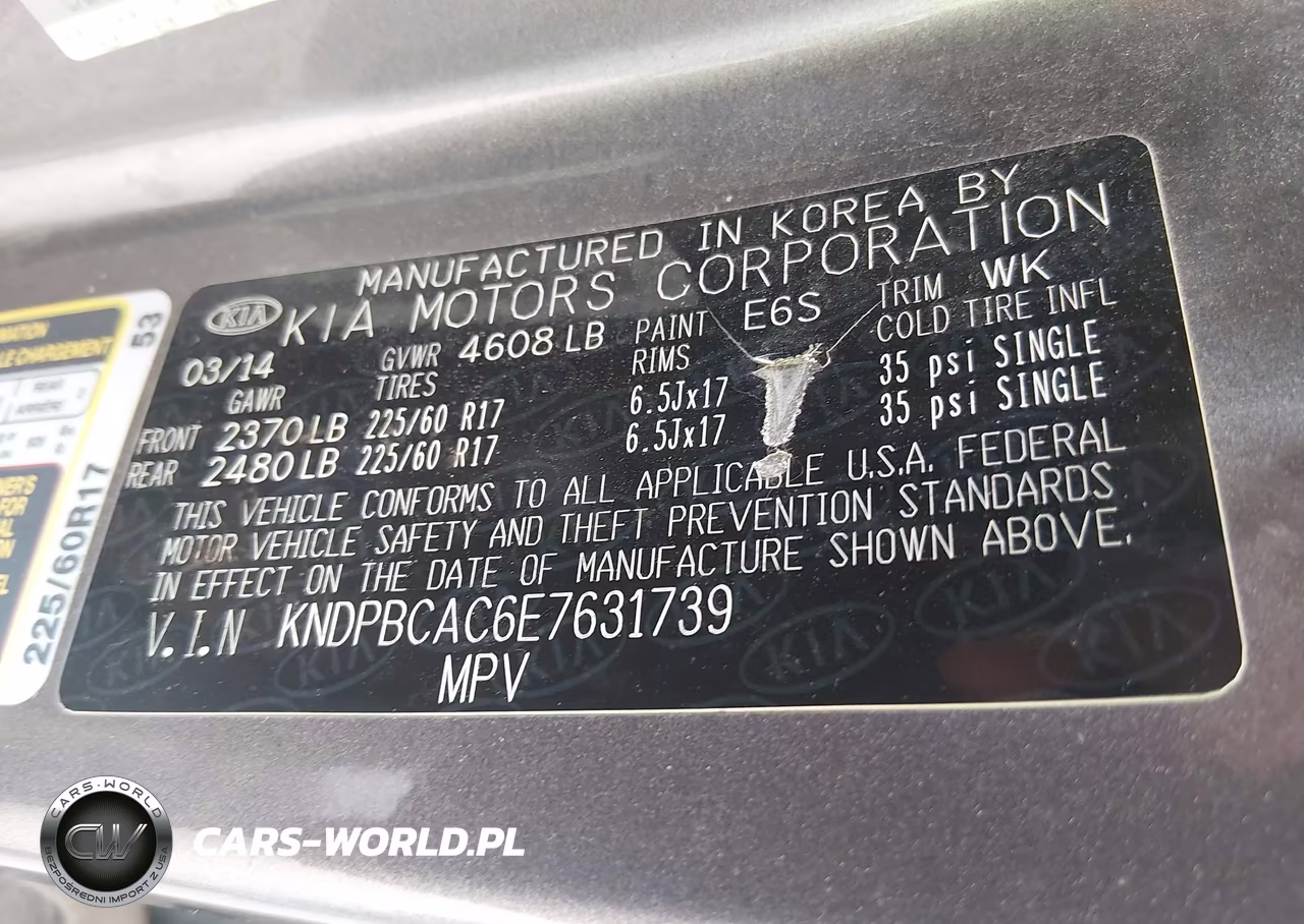 2014 Kia Sportage Lx VIN:KNDPBCAC6E7631739 - 9