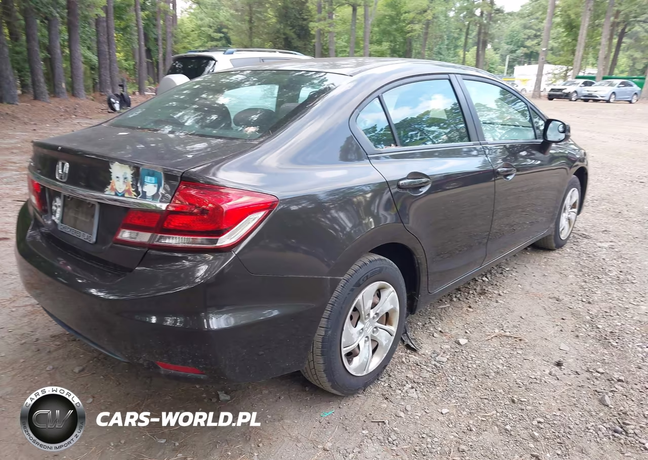 2013 Honda Civic Lx VIN:2HGFB2F57DH549698 - 4
