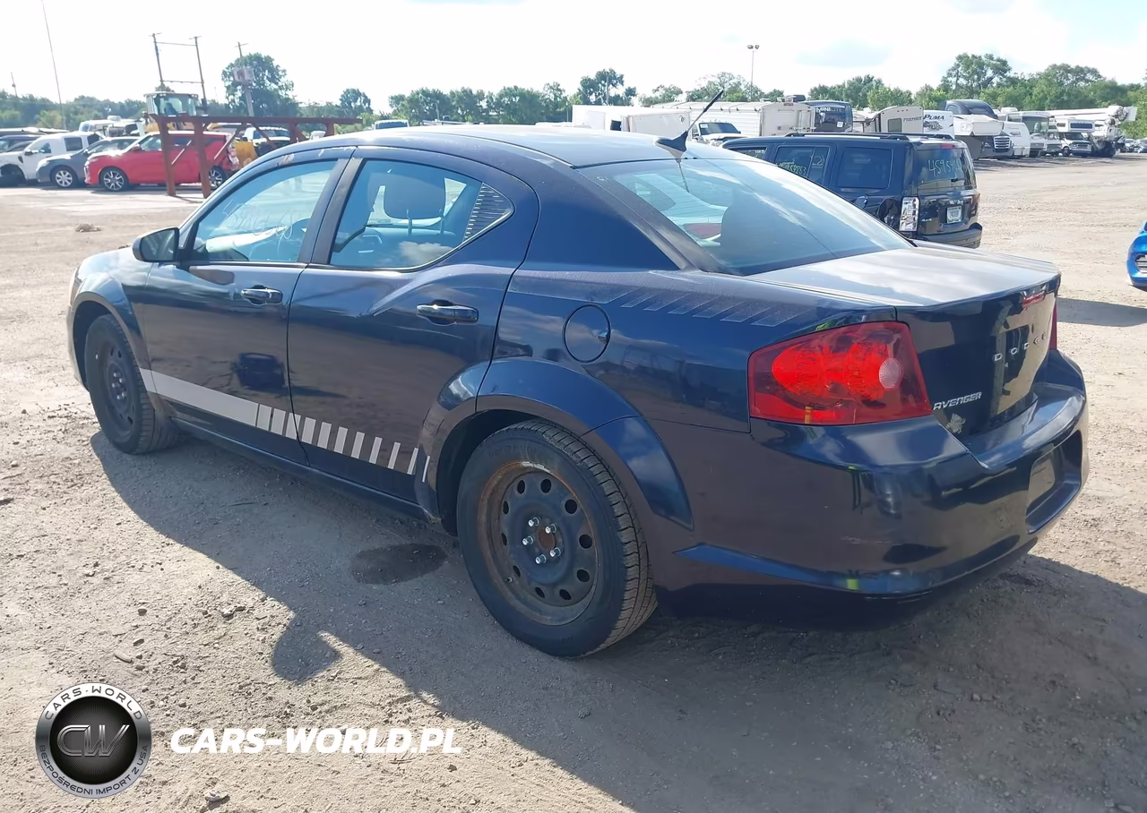 2012 Dodge Avenger Se VIN:1C3CDZAB5CN168346 - 3