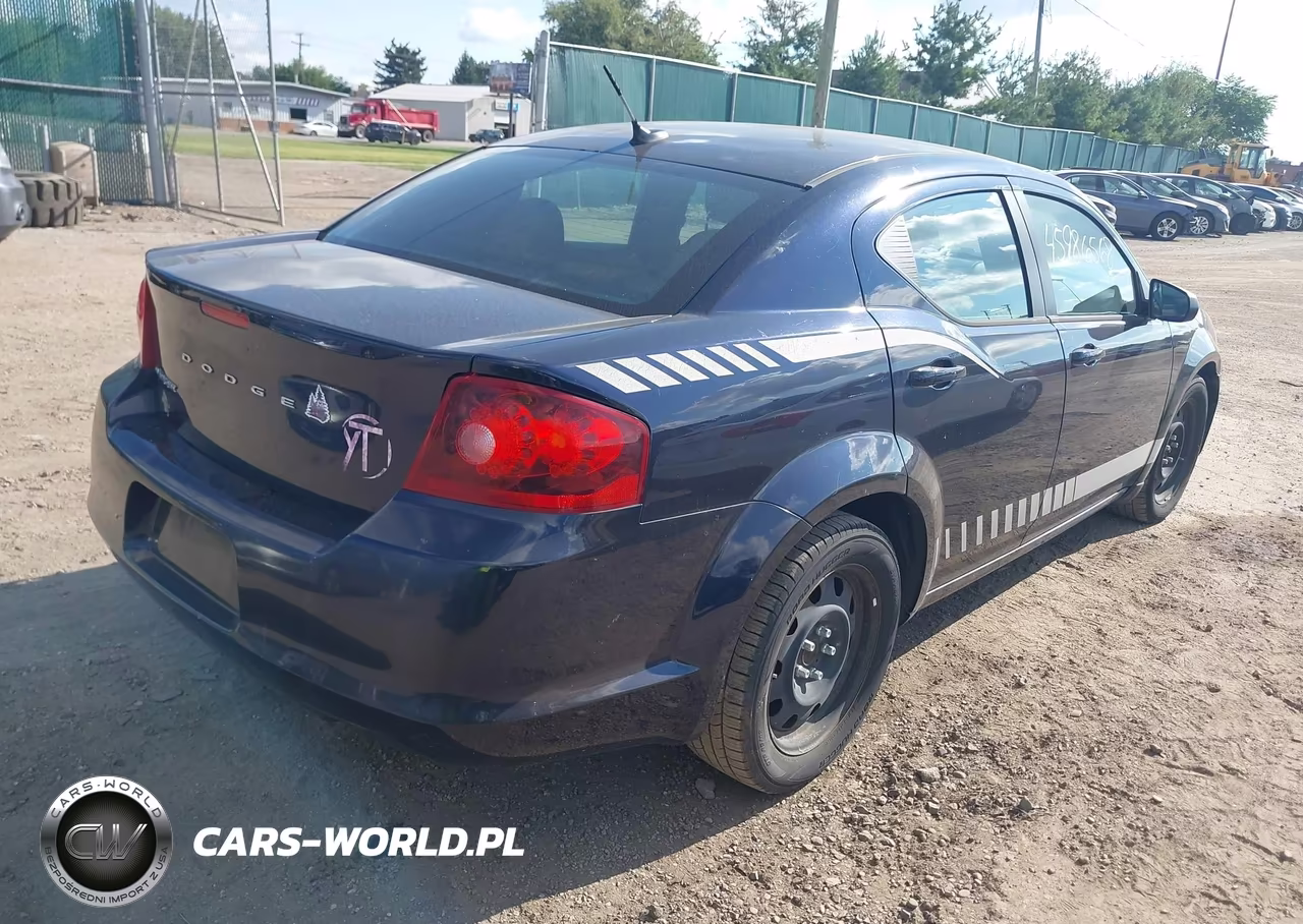 2012 Dodge Avenger Se VIN:1C3CDZAB5CN168346 - 4