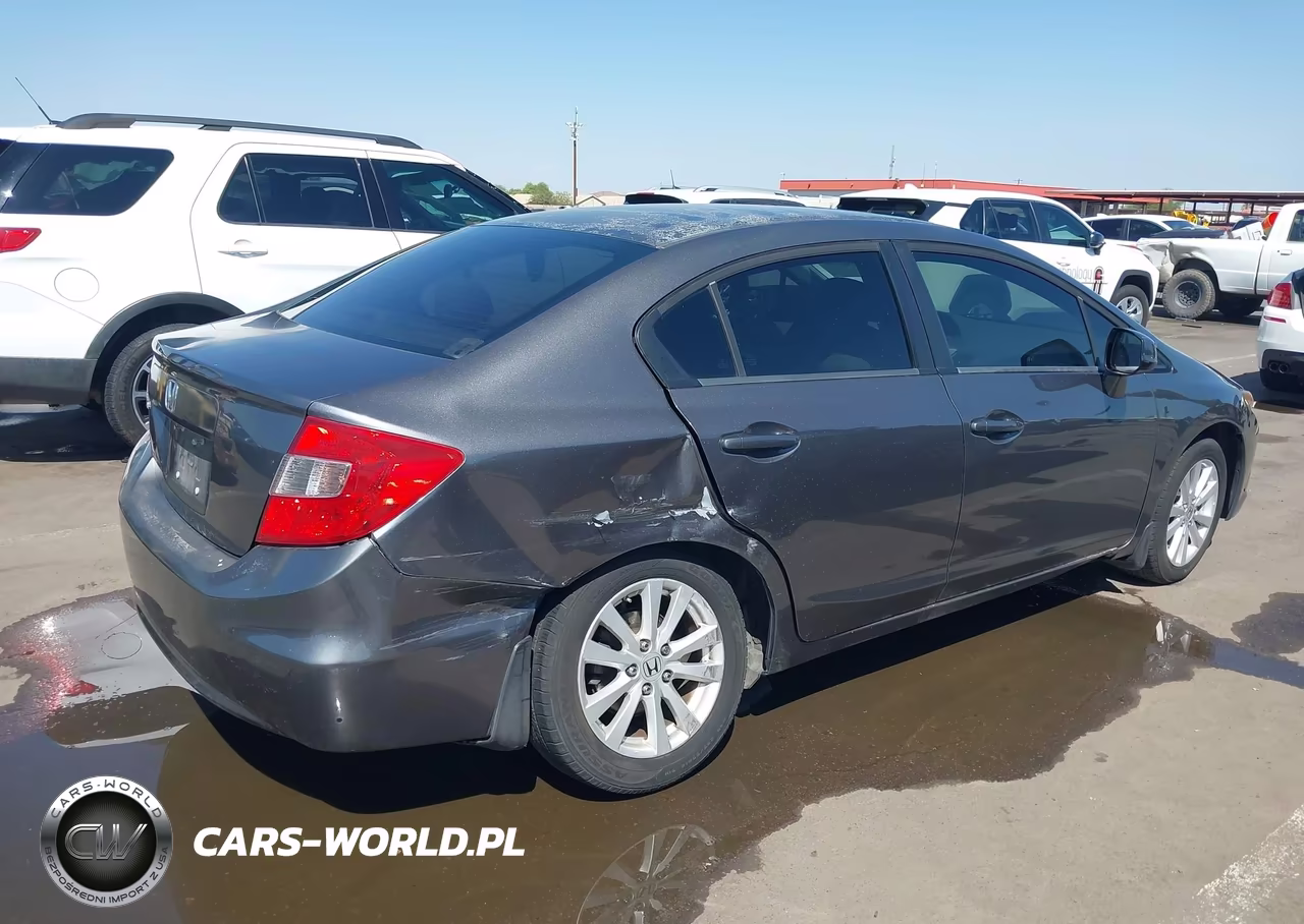 2012 Honda Civic Ex VIN:19XFB2F8XCE072123 - 4