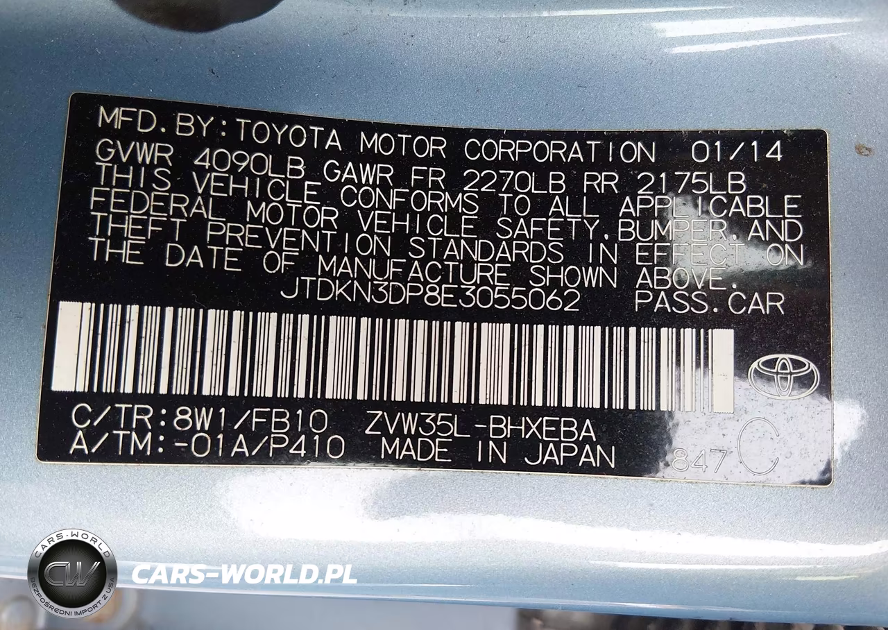 2014 Toyota Prius Plug-In VIN:JTDKN3DP8E3055062 - 9