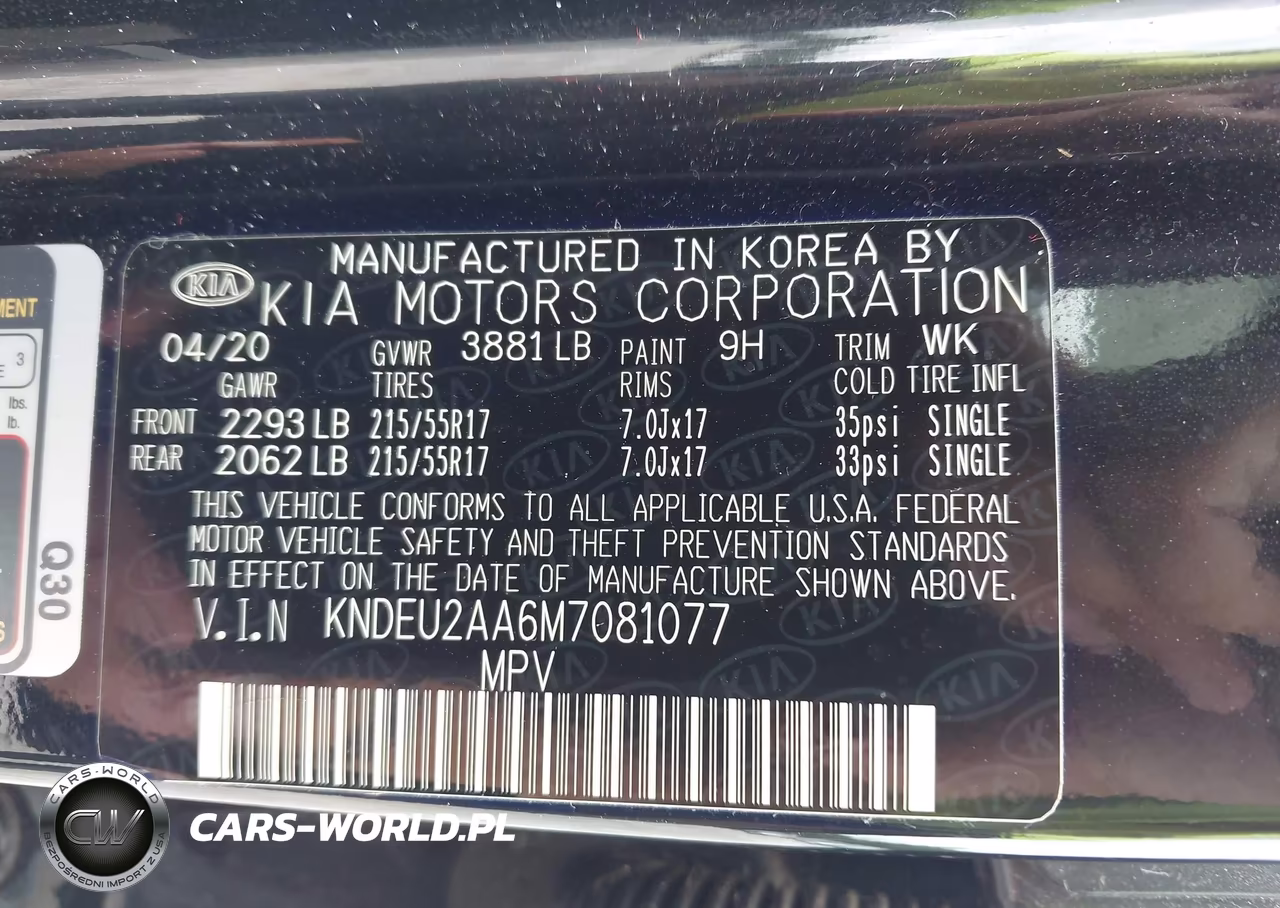 2021 Kia Seltos S VIN:KNDEU2AA6M7081077 - 9