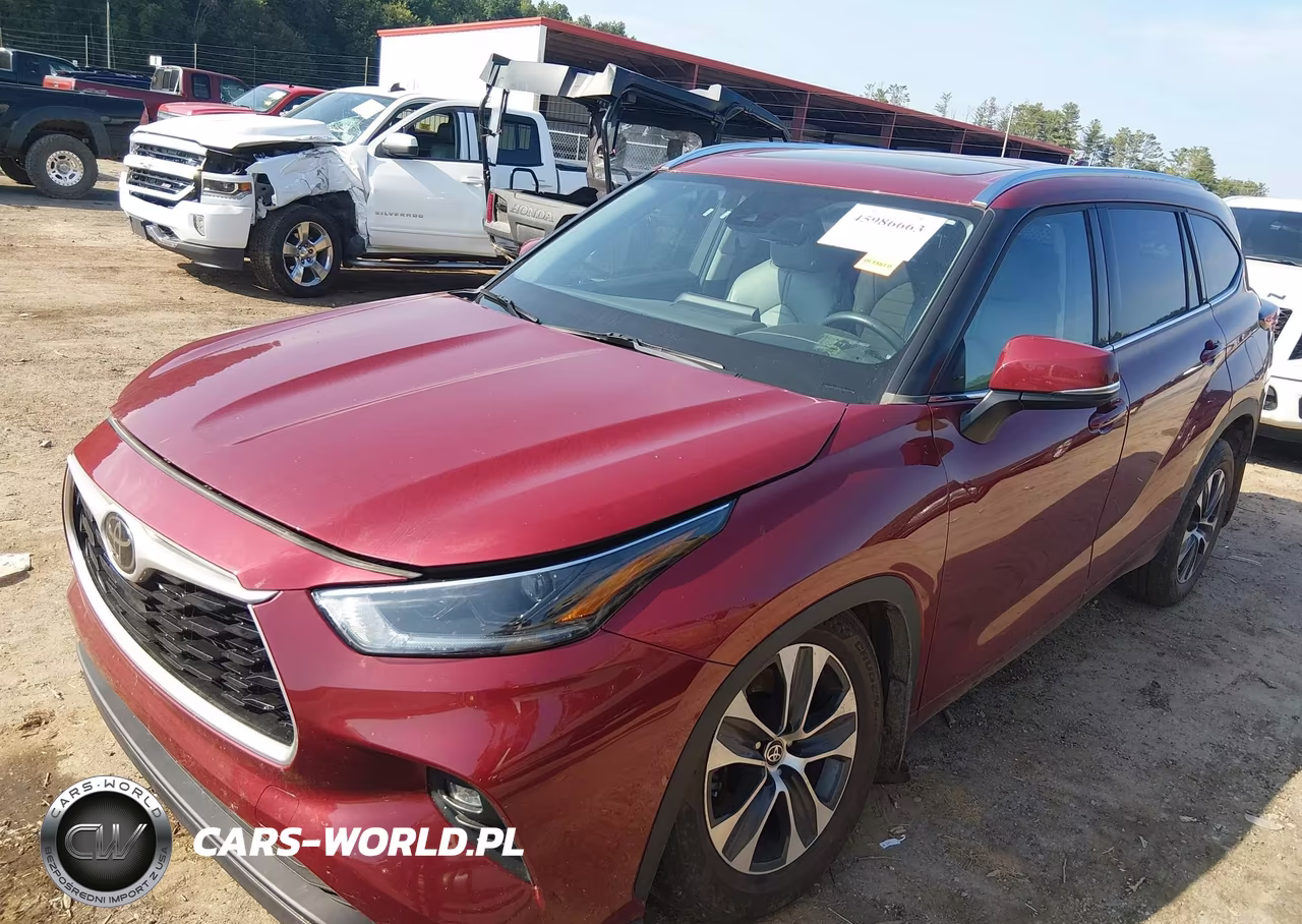 2021 Toyota Highlander Xle VIN:5TDGZRBH3MS559217 - 2