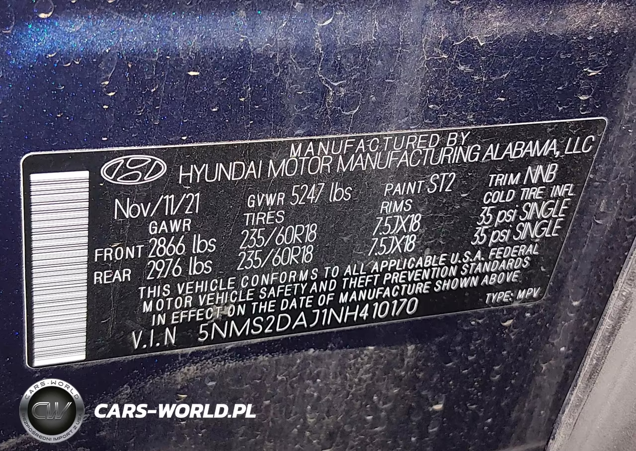 2022 Hyundai Santa Fe Sel VIN:5NMS2DAJ1NH410170 - 9