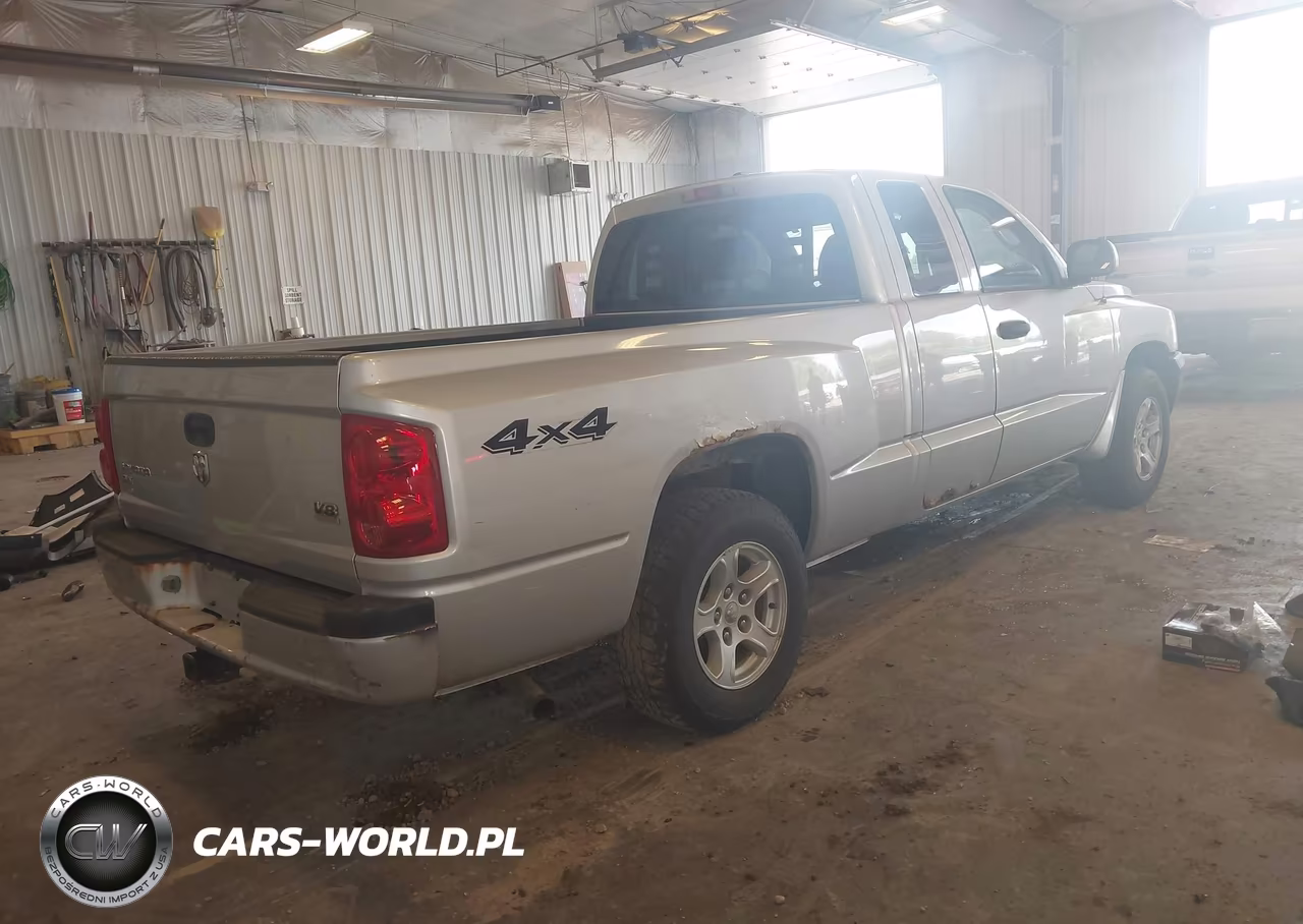 2007 Dodge Dakota Slt VIN:1D7HW42P07S128889 - 4