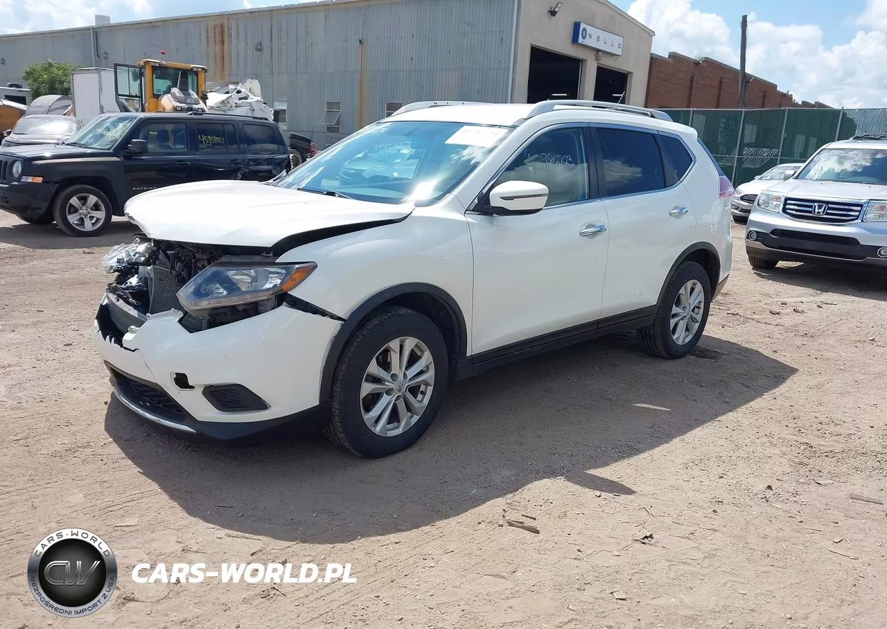 2016 Nissan Rogue S-Sl-Sv VIN:KNMAT2MV1GP697595 - 2
