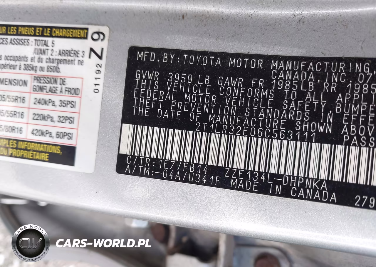 2006 Toyota Matrix Xr VIN:2T1LR32E06C563111 - 9