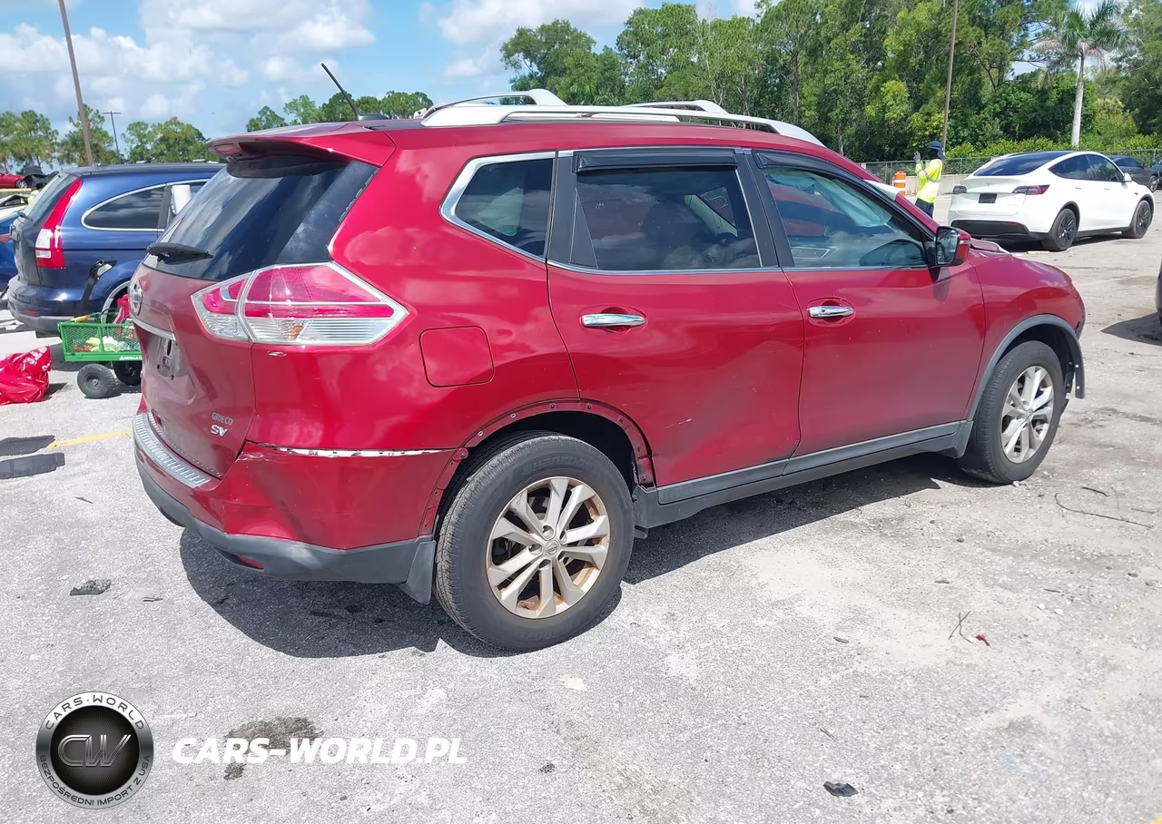 2016 Nissan Rogue Sv VIN:KNMAT2MT1GP592957 - 4
