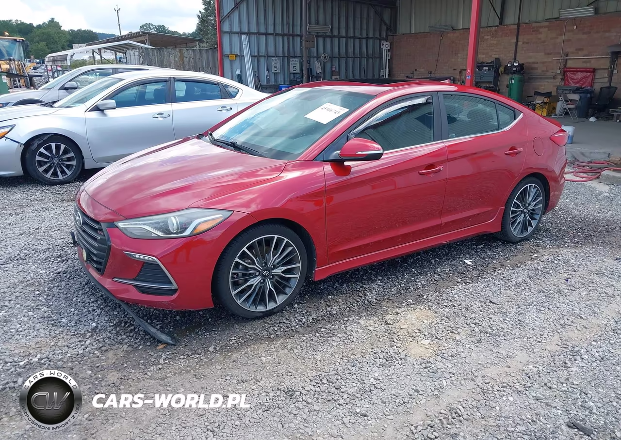 2018 Hyundai Elantra Sport VIN:KMHD04LB4JU590375 - 2