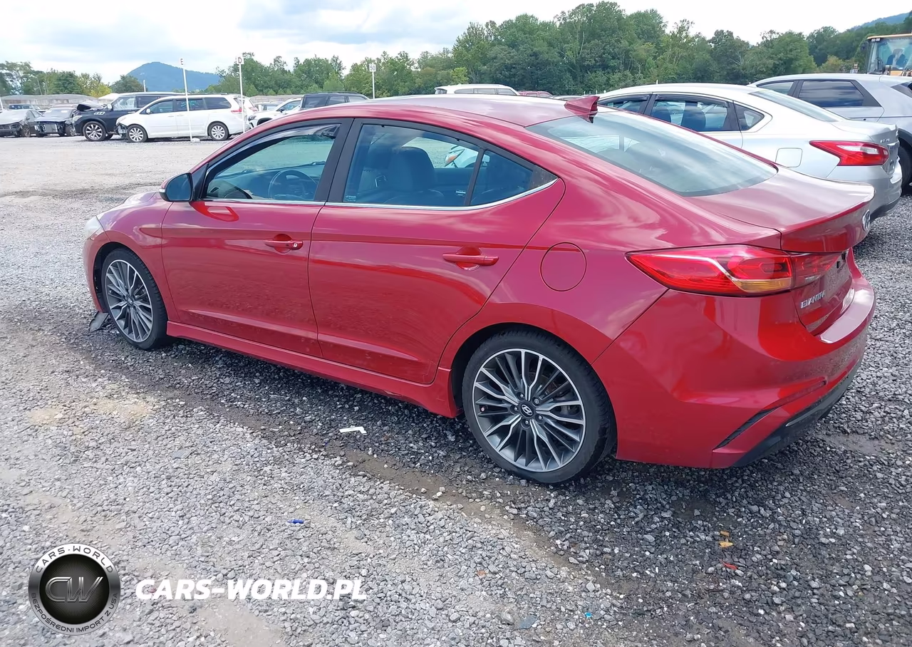 2018 Hyundai Elantra Sport VIN:KMHD04LB4JU590375 - 3