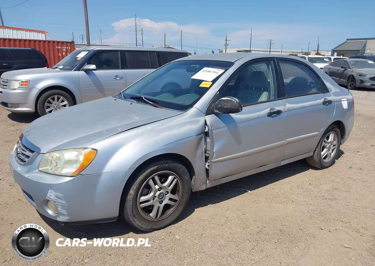 2004 Kia Spectra Ex-Lx VIN:KNAFE121845024141 - 2