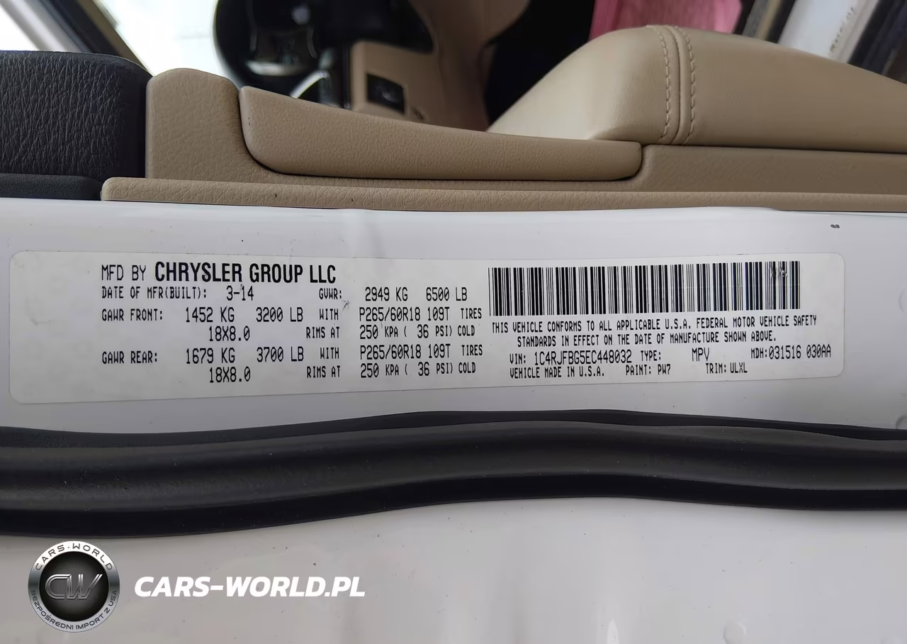 2014 Jeep Grand Cherokee Limited VIN:1C4RJFBG5EC448032 - 9