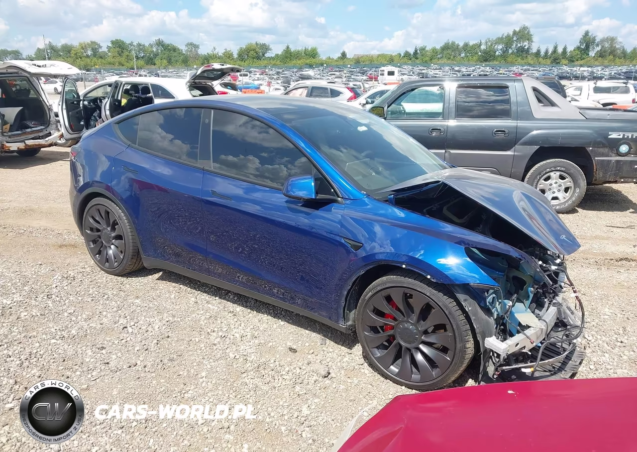 2021 Tesla Model Y Performance Dual Motor All-Wheel Drive VIN:5YJYGDEF1MF079091 - 1