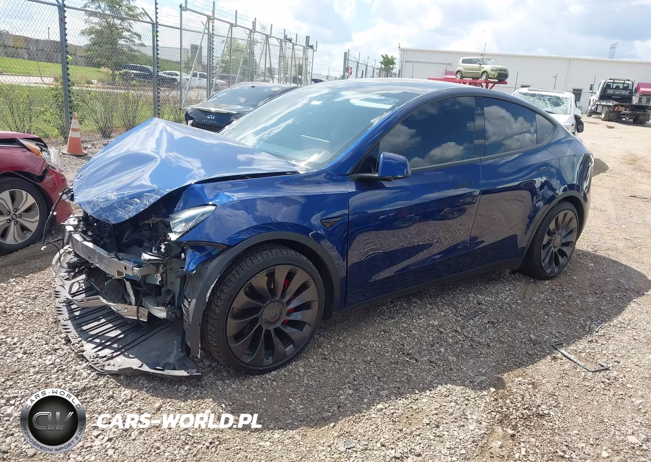 2021 Tesla Model Y Performance Dual Motor All-Wheel Drive VIN:5YJYGDEF1MF079091 - 2