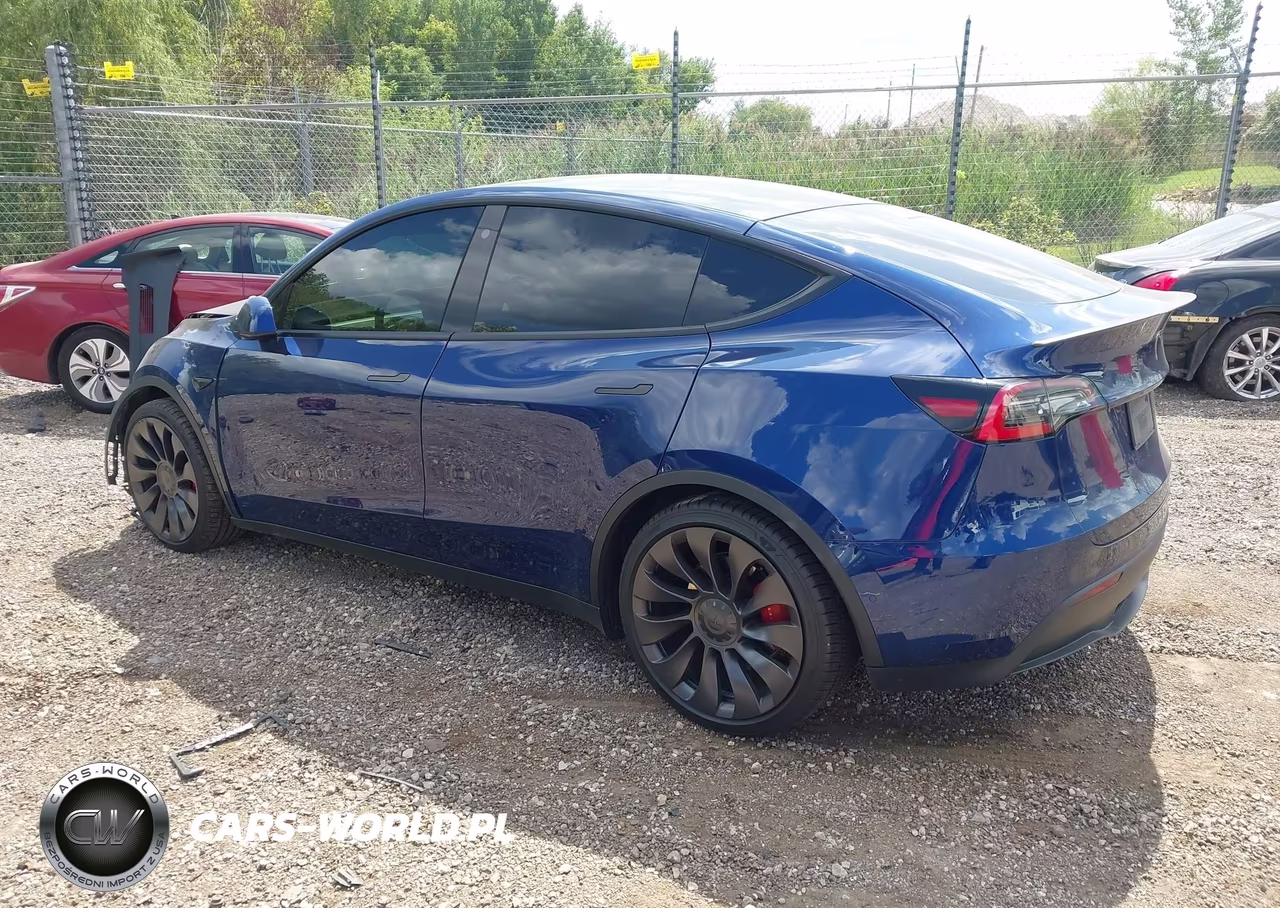 2021 Tesla Model Y Performance Dual Motor All-Wheel Drive VIN:5YJYGDEF1MF079091 - 3