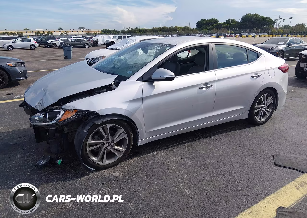 2017 Hyundai Elantra Limited VIN:5NPD84LF2HH035140 - 2