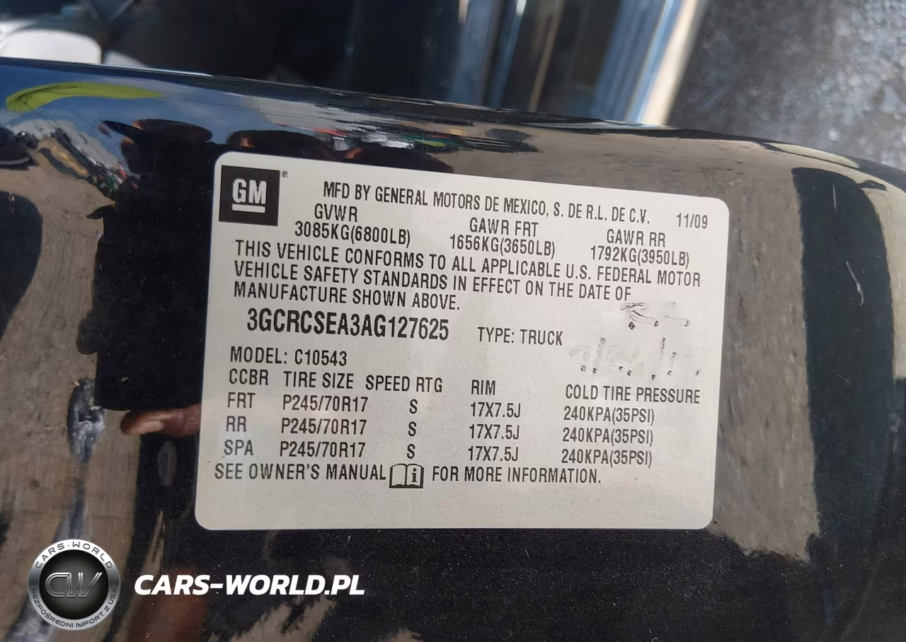 2010 Chevrolet Silverado 1500 Lt VIN:3GCRCSEA3AG127625 - 9