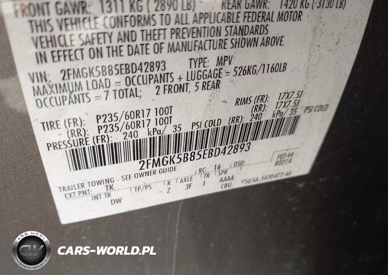 2014 Ford Flex Se VIN:2FMGK5B85EBD42893 - 9
