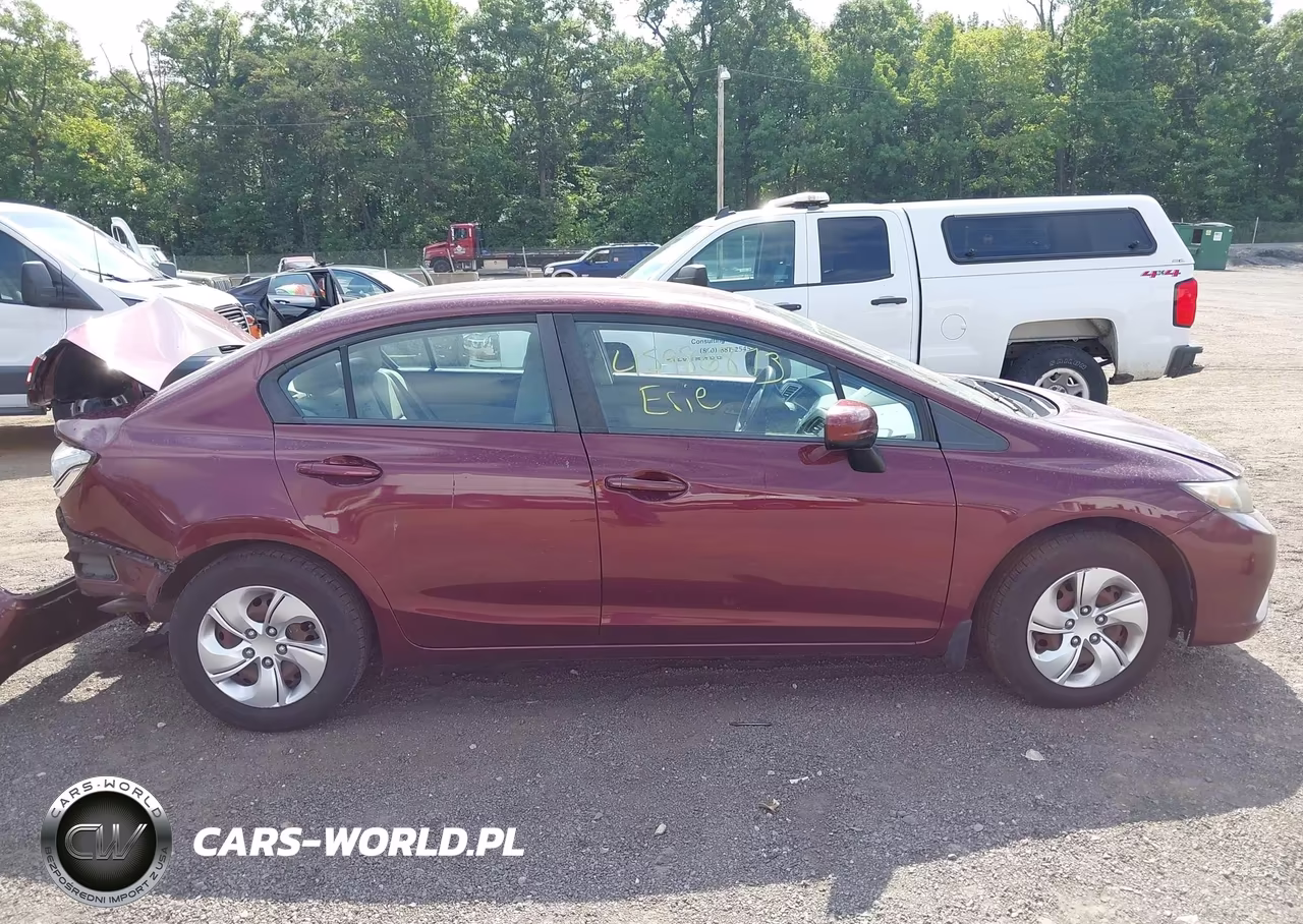 2014 Honda Civic Lx VIN:19XFB2F51EE262028 - 13